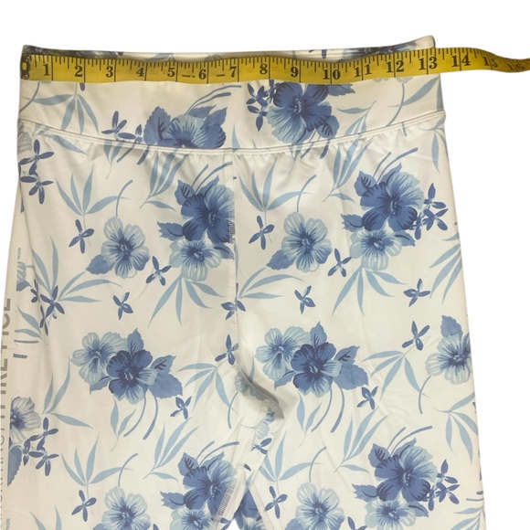 NWT LoveShackFancy Bogner Fire+Ice Blue Floral Base Layer Ski Leggings (AA) - Picture 9 of 16